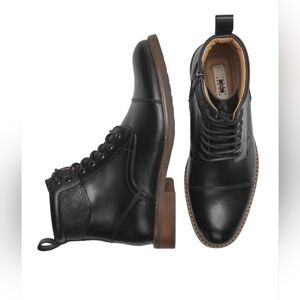 Men's Black Leather Boots